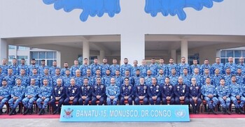 শান্তিরক্ষায় কঙ্গোতে যাচ্ছেন বিমানবাহিনীর ৬২ সদস্য