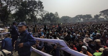 জামায়াত আমিরের সমাবেশ, কানায় কানায় পূর্ণ পঞ্চগড় চিনিকল মাঠ