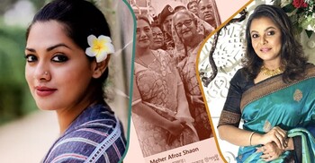 কাকে ‘উপদুষ্টু’ বলে শাওনের কটাক্ষ, নজর তিশার পুরোনো শাড়িতে