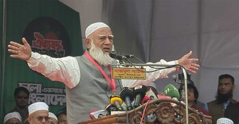 চাঁদাবাজদের হাতেও সম্মানের কাজ তুলে দেবো: জামায়াত আমির