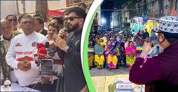 গেন্ডারিয়ায় ইশরাকের গণসংযোগ, মান্নানের পথসভা