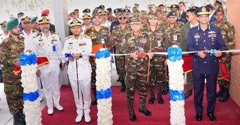 ঢাকা ক্যান্টনমেন্টে ‌‘আর্মড ফোর্সেস ওয়ার কোর্স উইং’ উদ্বোধন