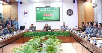 নির্বাচন ঘিরে গাজীপুর পরিদর্শন ও মতবিনিময় করেছেন তিন বাহিনীর প্রধান