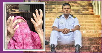 একমাস আগে হারিয়েছেন স্বামীকে, এখন ছেলের জন্য কাঁদছেন অঝরে