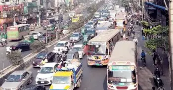 যানজটে কর্মদিবস শুরু