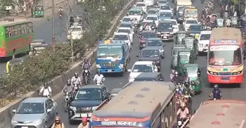 যানজটে কর্মদিবস শুরু