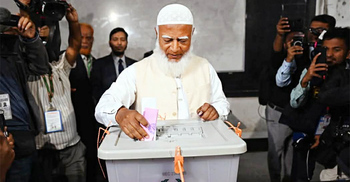 ভোট দিলেন জামায়াত আমির