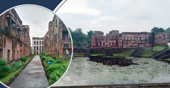 সংস্কারের অভাবে বালিয়াটি প্রাসাদের বেহাল দশা