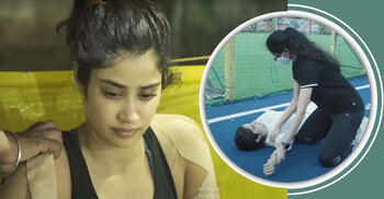 যে কারণে জাহ্নবীর দুই কাঁধের লিগামেন্ট ছিঁড়ে গিয়েছিল