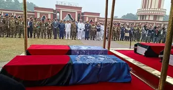 Namaz-e-janaza of 6 Bangladeshi peacekeepers held