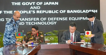 Dhaka, Tokyo sign deal over transfer of defence equipment, technology