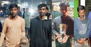 যশোরে রাতে ভ্রাম্যমাণ আদালতের অভিযান, চার যুবকের কারাদণ্ড