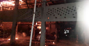 যশোরে কাগজের বোর্ড মিলে আগুন