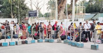 ভারত গেলেন ইসকনের ২১৭ জন তীর্থযাত্রী