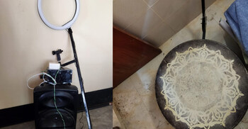 গদখালীতে টিকটক করার সময় থ্রিসিক্সটি ডিগ্রি মেশিন জব্দ