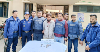 কালীগঞ্জে বিদেশি পিস্তলসহ যুবক গ্রেফতার