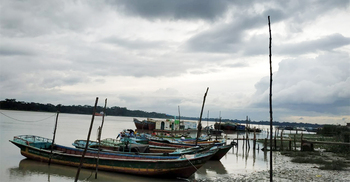 ঝালকাঠিতে দেখা মেলেনি সূর্যের, বাড়ছে বাতাসের তীব্রতা
