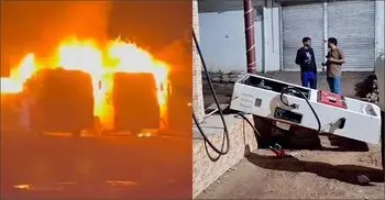 পেট্রোল পাম্পে যুবক নিহতের ঘটনায় ভাঙচুর-আগুন, আটক ৩