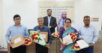 ‎জবিতে প্রথমবারের মতো গবেষণা পুরস্কার পেলেন চার শিক্ষক