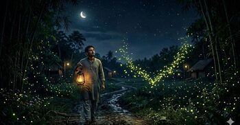 জোনাকি পোকার আলো