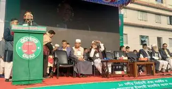 যশোরে জামায়াতের জনসভায় নেতাকর্মীদের ঢল