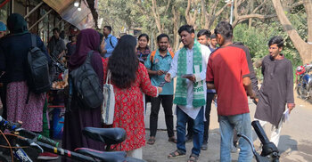 গণভোটে ‘হ্যাঁ’ এর পক্ষে ক্যাম্পেইন শুরু জাবি ছাত্রশক্তির