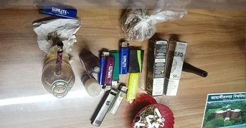 Female student held with hemp from JU hall