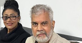 চিত্রনায়ক ইলিয়াস কাঞ্চনকে লন্ডনে দেখতে গেলেন রোজিনা