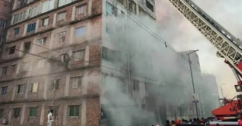 Firefighters battle stubborn blaze in Keraniganj high-rise for over 11 hours