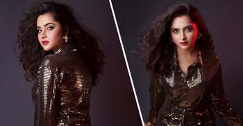 ডিস্কোর ঝলমলে সাজে নজরকাড়া কেয়া পায়েল