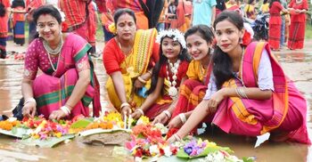 খাগড়াছড়িতে শুরু ‘বৈসাবি’ উৎসবের মূল আনুষ্ঠানিকতা