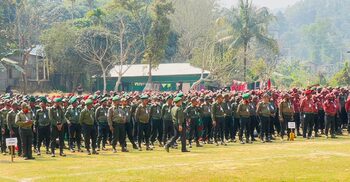 খাগড়াছড়িতে নির্বাচন সুষ্ঠু করতে প্রস্তুত আনসার-ভিডিপি ২৬০০ সদস্য