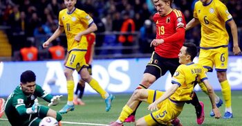 কাজাখস্তানের গোলকিপার রুখে দিলেন বেলজিয়ামকে