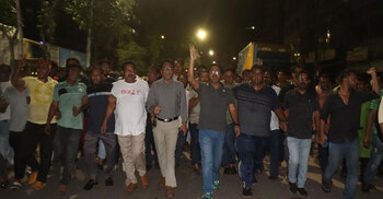 পুরান ঢাকায় সাঈদ খোকনের অবস্থান, স্লোগানে উত্তাল বংশাল