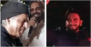 আম্বানিদের বাড়িতে ভজন গানের তালে নাচলেন বলিউডের দুই কিং