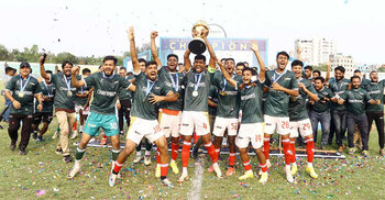 ‘১৫ মিনিটের ফাইনাল’ জিতে চ্যাম্পিয়ন বসুন্ধরা কিংস