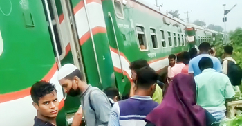 বগি লাইনচ্যুত, ভৈরব-কিশোরগঞ্জ লাইনে ট্রেন চলাচল বন্ধ