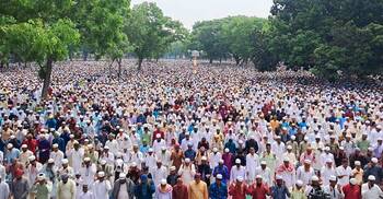 শোলাকিয়া ঈদগাহ যেন জনসমুদ্র