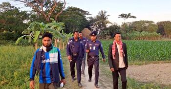 মাদক কারবারিদের ‘সেইফ জোন’ খ্যাত চরআলগি পরিদর্শনে প্রশাসন