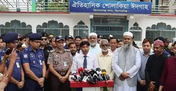 প্রস্তুত ঐতিহাসিক শোলাকিয়া ময়দান, ঈদের জামাত সকাল ১০টায়