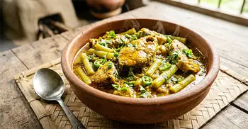 কচুর লতি দিয়ে মাছের পাতোরার রেসিপি