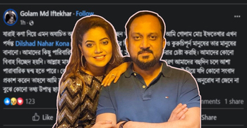বিচ্ছেদ নিয়ে স্ট্যাটাস দিয়ে মুছে ফেললেন ইফতেখার