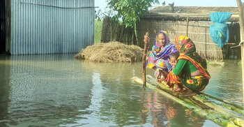 বন্যায় ডুবে আছে ‘চর বালা ডোবা’, দুর্ভোগ চরমে
