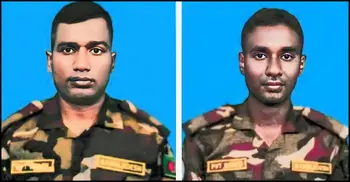 সুদানে নিহত কুড়িগ্রামের দুই শান্তিরক্ষীর দাফন সম্পন্ন