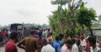 কুড়িগ্রামে পিকআপ-মোটরসাইকেল সংঘর্ষ, বাবা-ছেলে নিহত