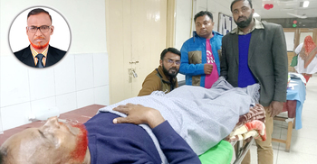 কুড়িগ্রামে জাপা প্রার্থী রুহুল আমিন হাসপাতালে ভর্তি