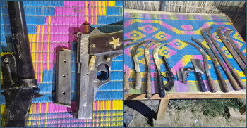 কুষ্টিয়ায় অভিযান চালিয়ে বিদেশি পিস্তল ও দেশীয় অস্ত্র উদ্ধার