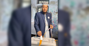 জীবনে প্রথমবার ভোট দিলাম, ঈদের মতো আনন্দ লাগছে: আমির হামজা