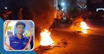 জুলাই বিপ্লব নিয়ে কটূক্তি, বিক্ষোভের মুখে পুলিশ সদস্য ক্লোজড