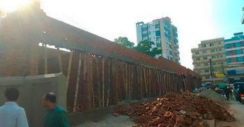 কুষ্টিয়ায় উচ্ছেদের ৭ দিনের মাথায় ফের দোকান নির্মাণ